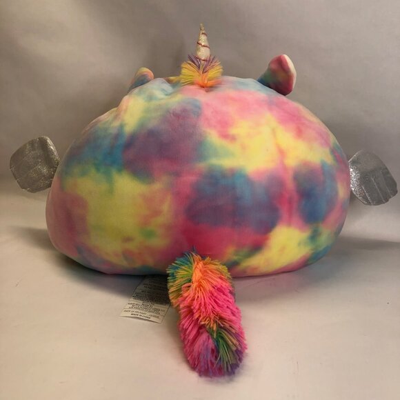 Squishmallow Jaime The‎ Tie Dye Winking Pegasus 18" Jumbo Kelly Toys Spring 2021 - Picture 5 of 11